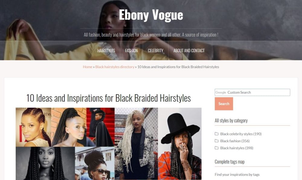 Ebony Vogue : un Blog de mode