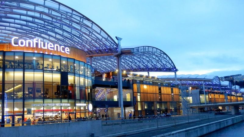 Centre commercial Confluence à Lyon