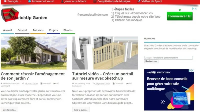 SketchUp Garden : conception de jardin 3D avec SketchUp
